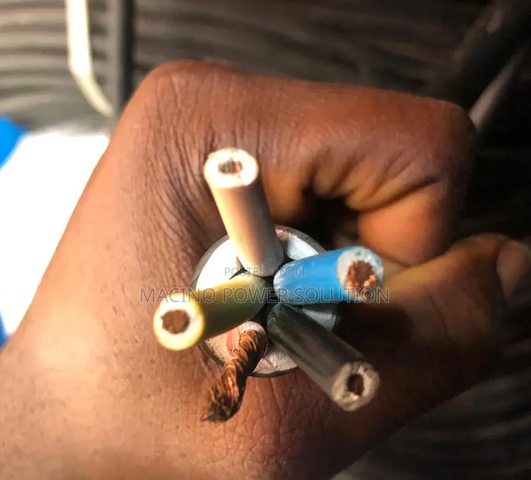 6mm X 5 Core Multi Core Flexible Wire Ryb + N + E