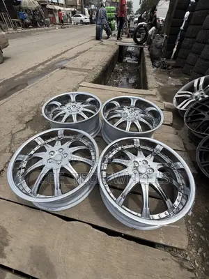 22-Inch Pure American Chrome,Staggered for BMW and Mercedes Benz