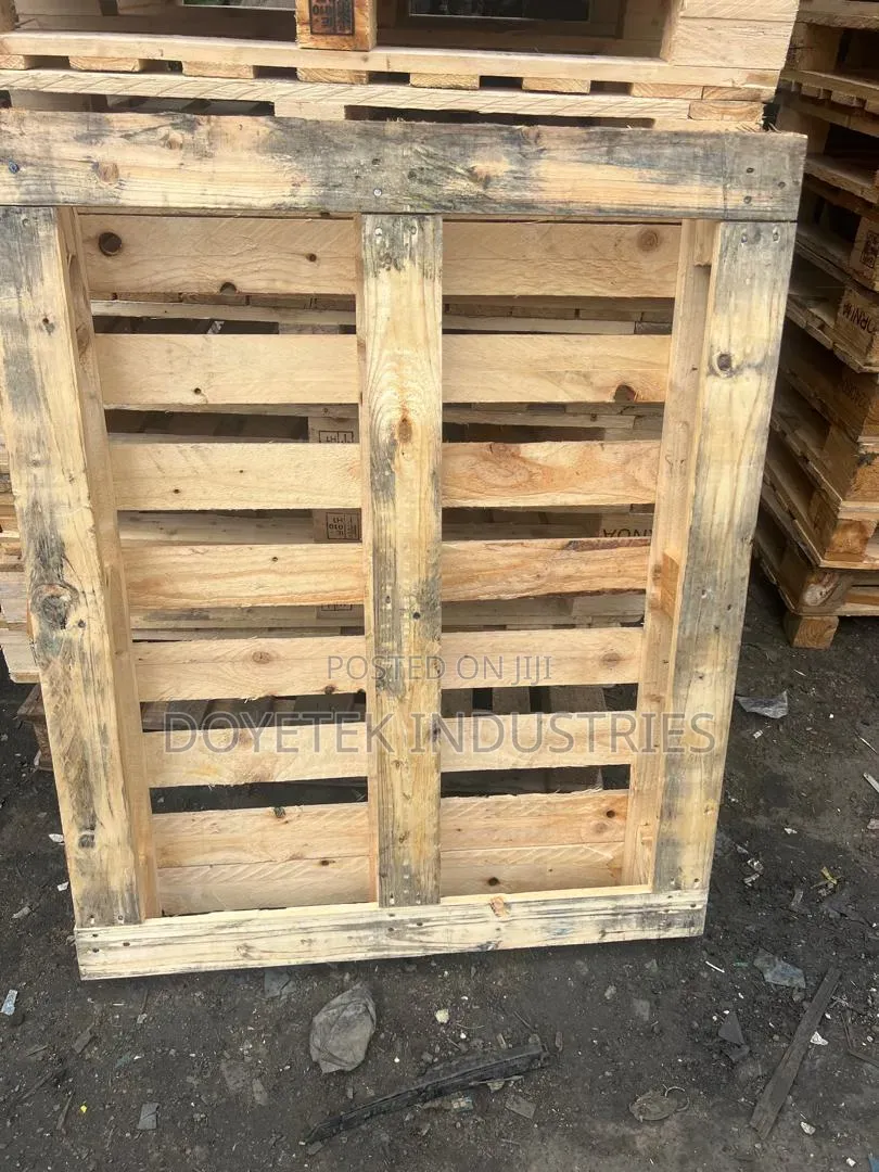 .Solid Wooden Pallet. (120cm X 100cm)