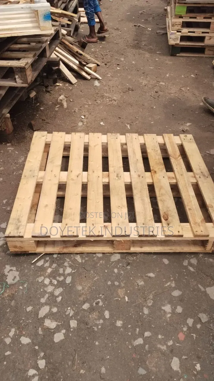 .Solid Wooden Pallet. (120cm X 100cm)