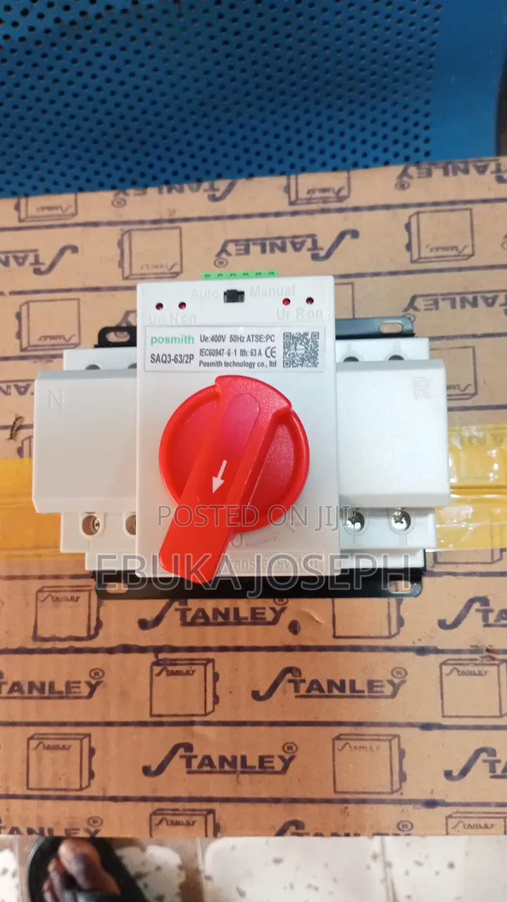 Automatic Changeover Single Phase Available in Any Size