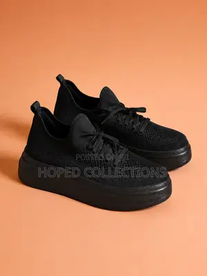 Kids Black Sneakers
