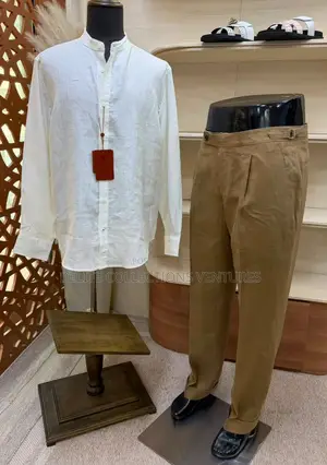 *Original Loro Piana Pure Linen Shirt Available in Store M —— XXL