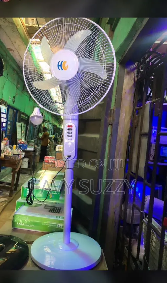 Solar Rechargeable Fan
