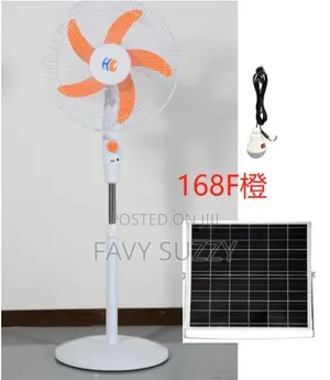 Solar Rechargeable Fan