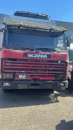 Scania 93 Spring Spring Container Body 1993 Red