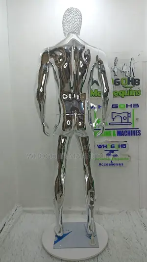 Dimkpa Muscular Silver Chrome With Diamond Studded Net Head