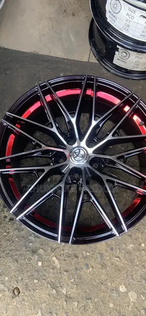 Quality 18 Inches Rims Brand New Black and Red