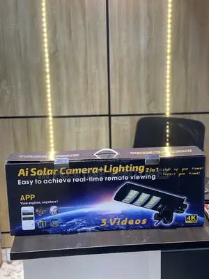 Ai Solar Camera With Street Light 2-in-1