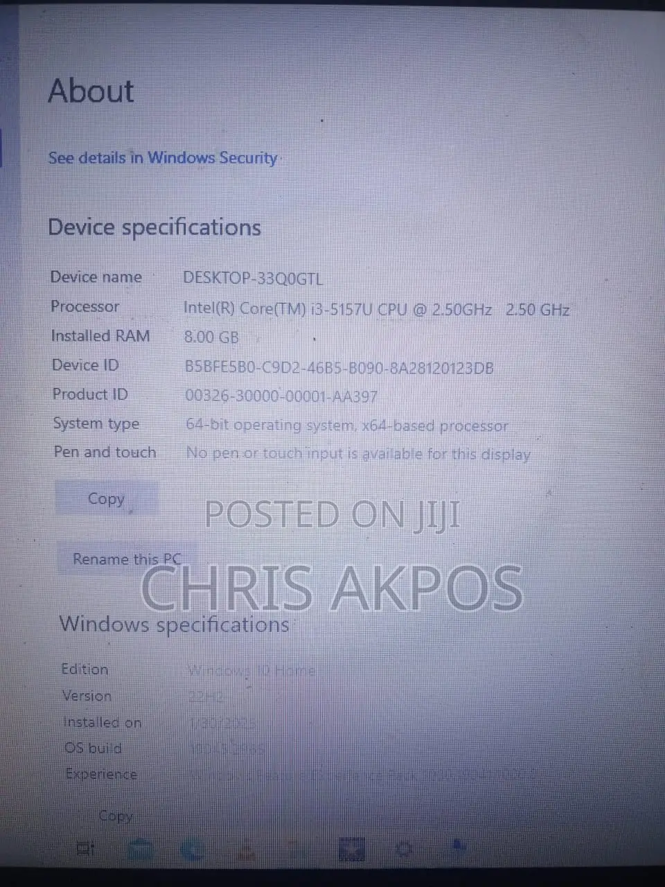 Used Laptop