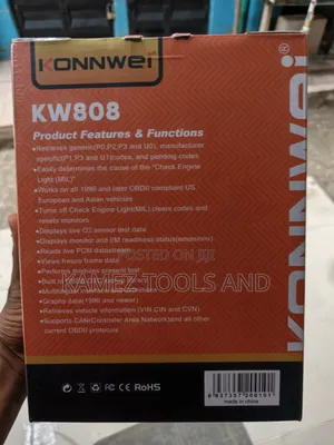 Konwei Obdii/ Eobd Car Scanner Kw808