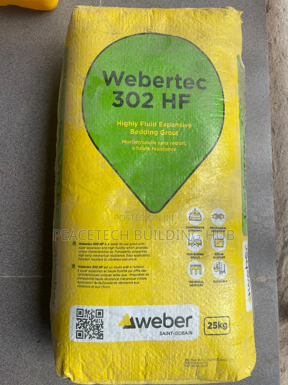 Webertec 302 Hf Non Shrink Grout