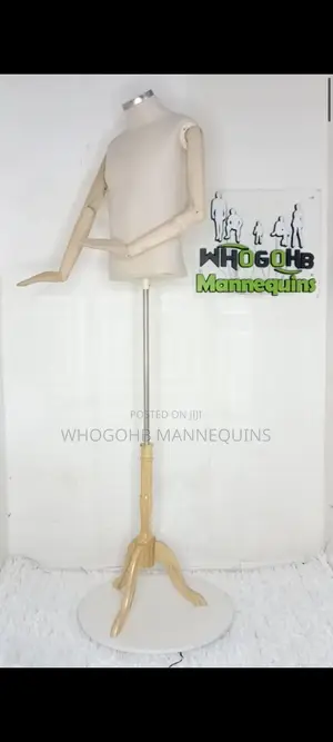 The Dick Half Body Male Mannequin With Robot Wooden Hands Chest 42"