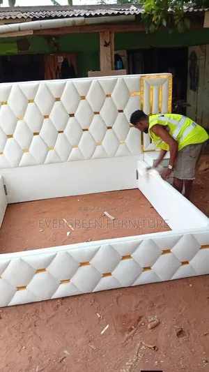 6 by 6 Bedframe With Ottoman and Two Double Side Drawers