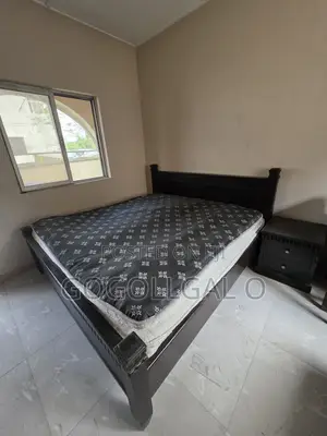 Bed Mattress Bedframe and Sidestools
