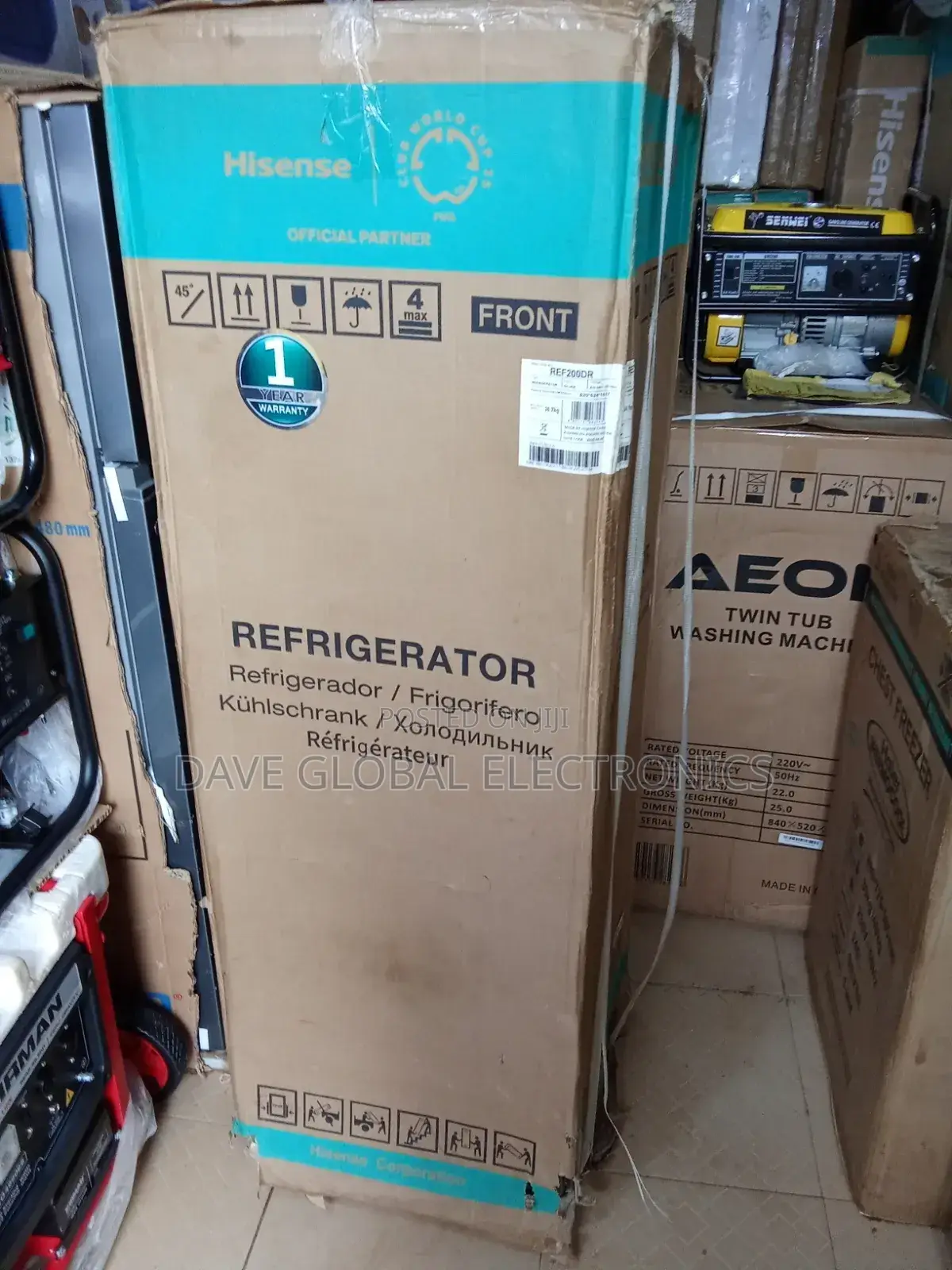 Hisense Refrigerator 200 Liter Ref200dr