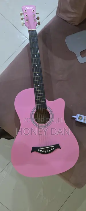 Pink Professional Acoustic Guitar