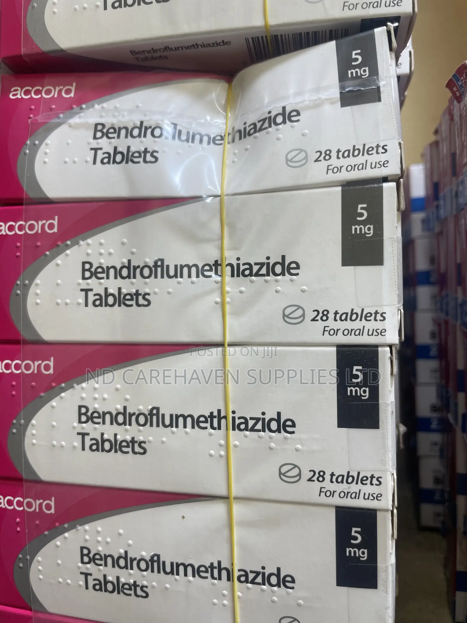 Bendroflumethiazide 5mg