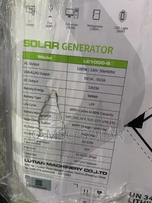 960wh 1000w Lutian Power Station