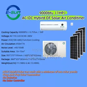 Ac/Dc Solar Air Conditioner