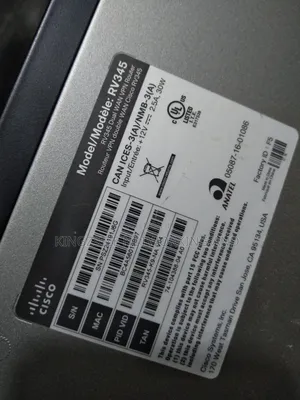 Cisco Rv345 VPN Router