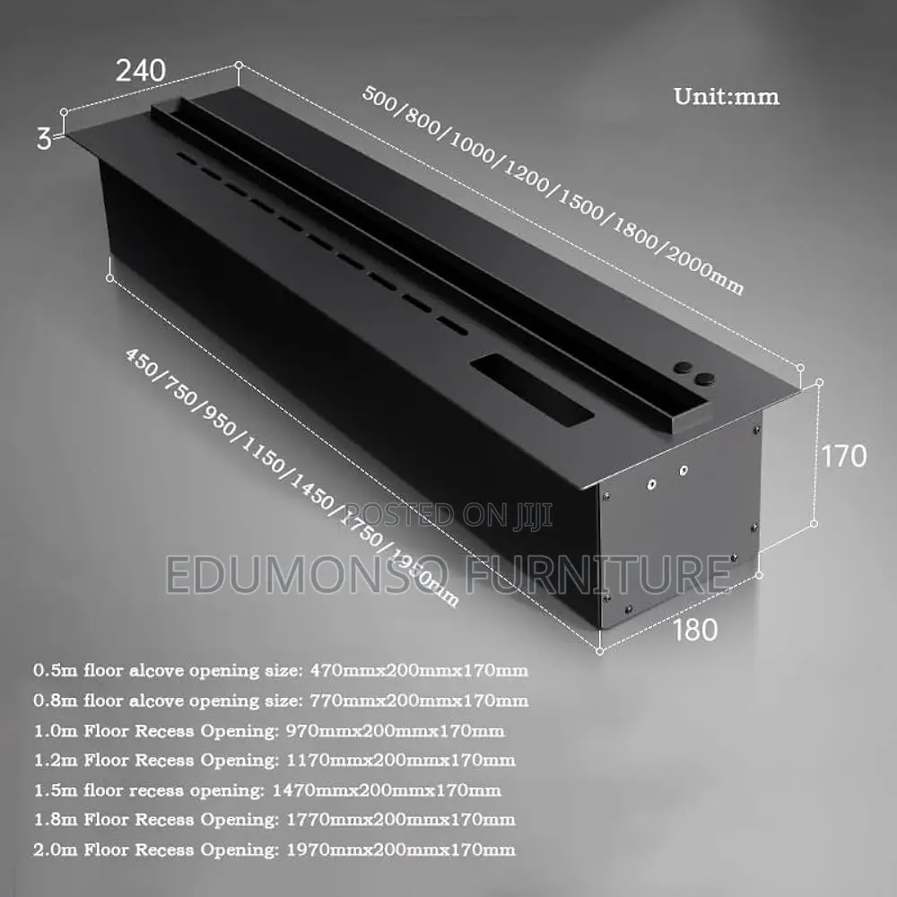 3d Realistic Flame Fireplace 1.8meter