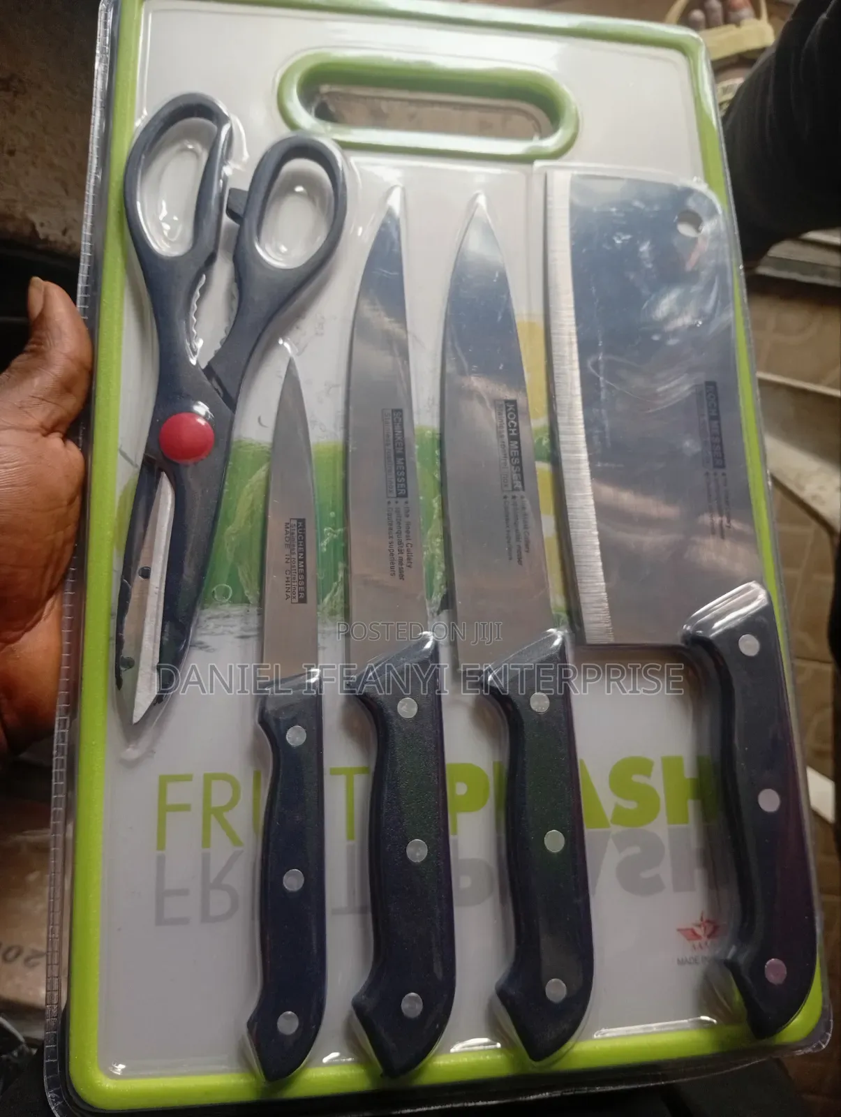 Kitchen Knife Set and Chopping Board