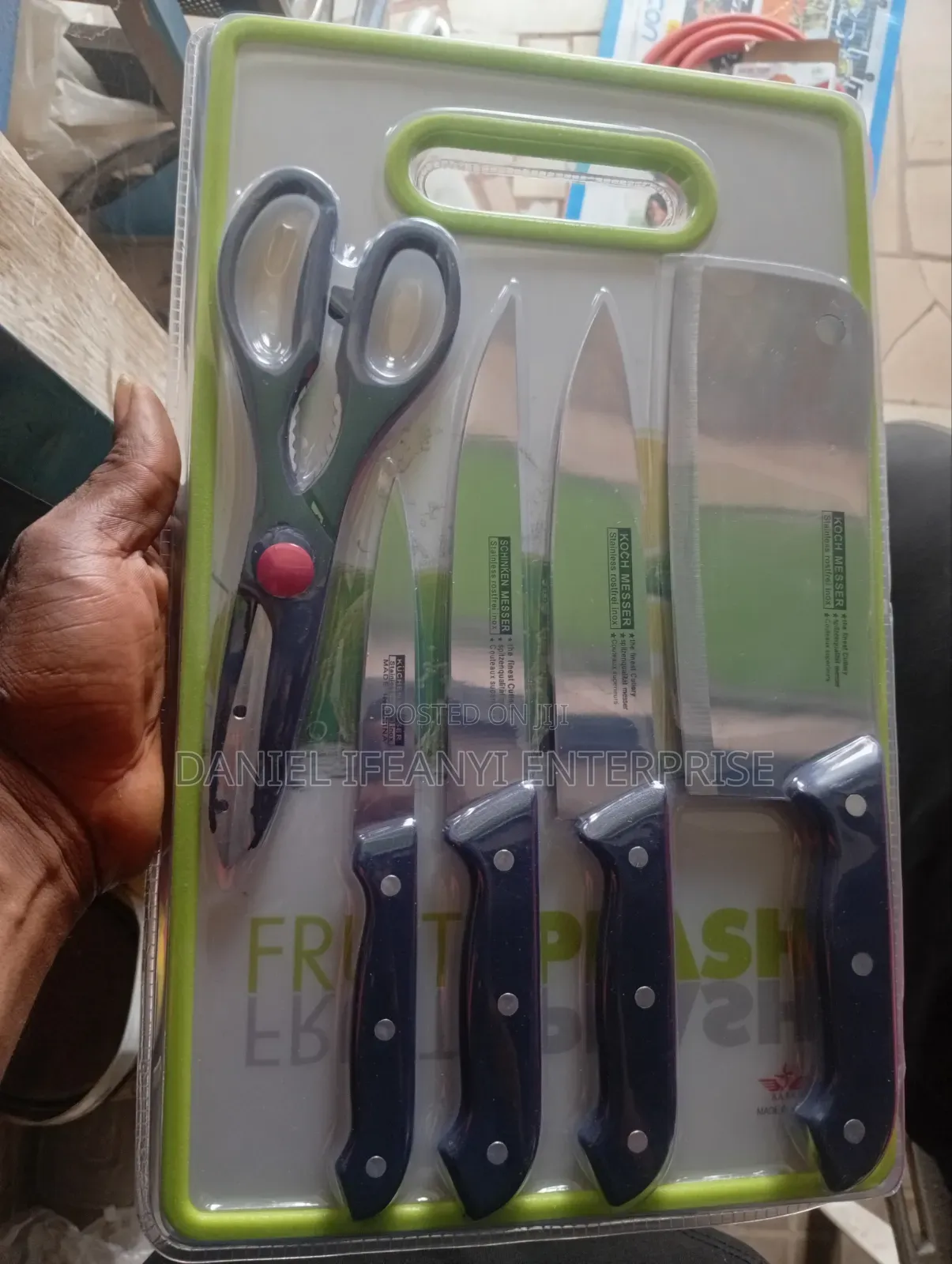 Kitchen Knife Set and Chopping Board
