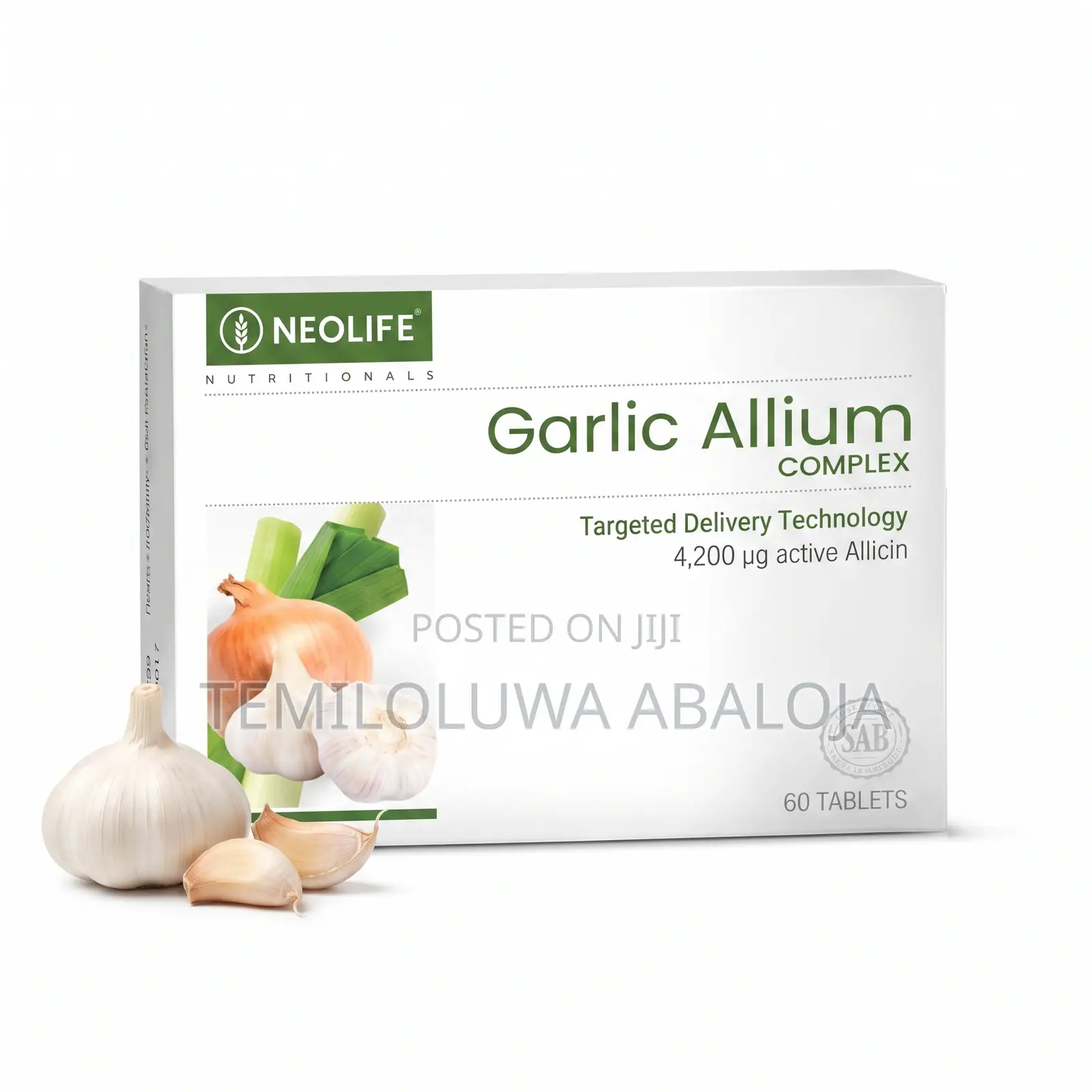 Garlic Allium Complex for Heart, Immune Antioxidant Support.