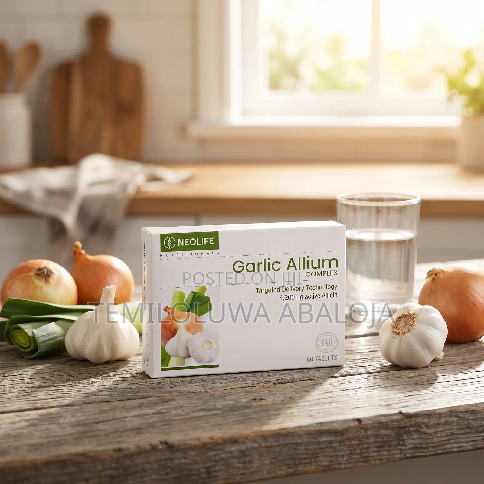 Garlic Allium Complex for Heart, Immune Antioxidant Support.