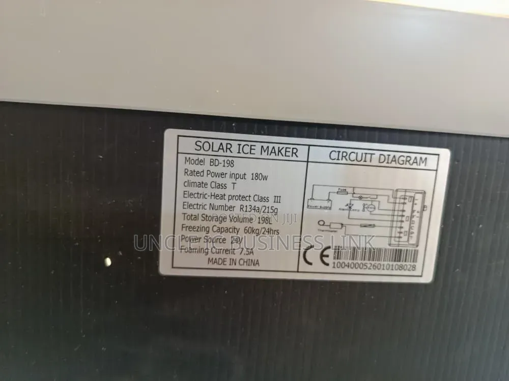 Solar Ice Block Freezer