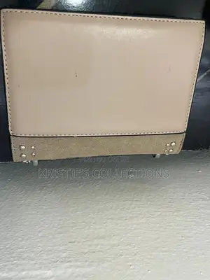 Nude Suede Bag With Shiny Studs