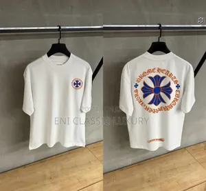 High Quality Luxury Men's Round Neck Chrome Heart Best Quality