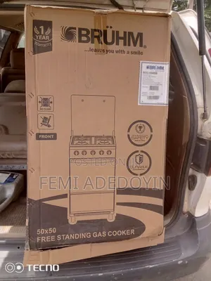 Bruhm 50x50 Free Standing Gas Cooker