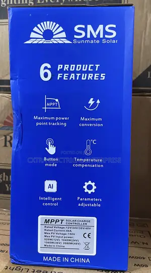 40ah 48v Charger Controller SMS MPPT