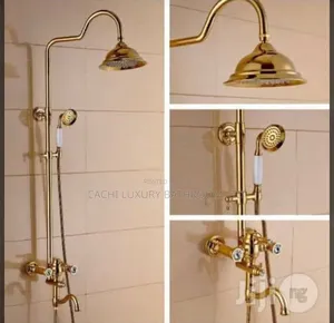 Gold Mixer Shower Set