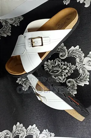 High Quality Sole, Palm Sandal Slippers White Shoe Male