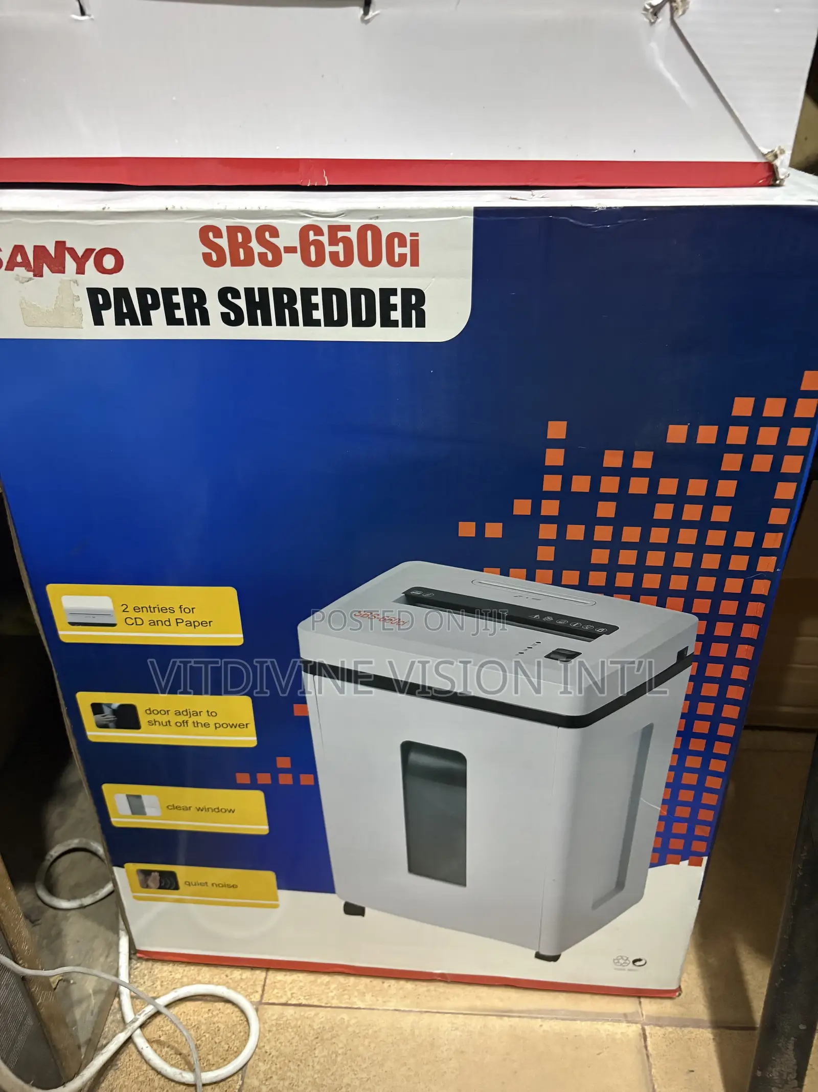 Sanyo SBS-650ci Is a Heavy-Duty, Cross-Cut Paper