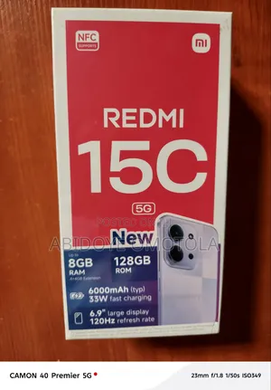 New Xiaomi Redmi 15 5G 256 GB Red