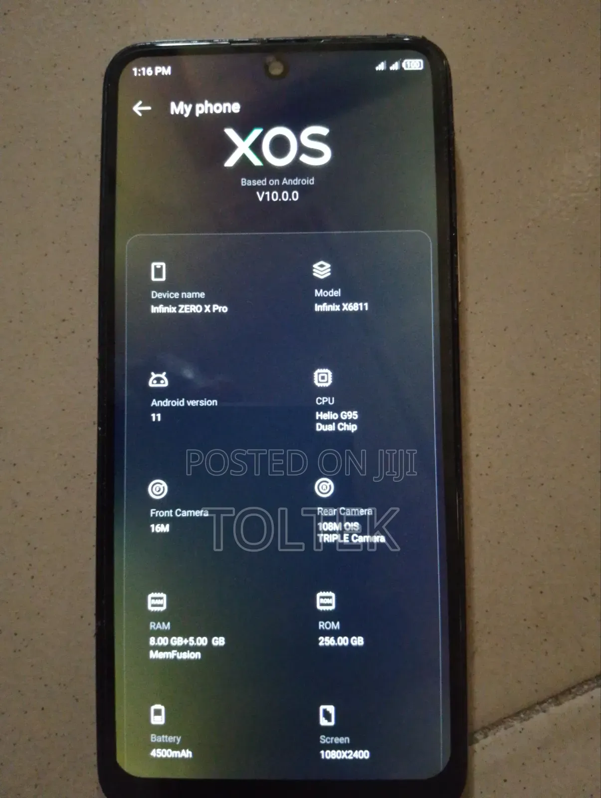 Infinix Zero X Pro 256 GB Silver