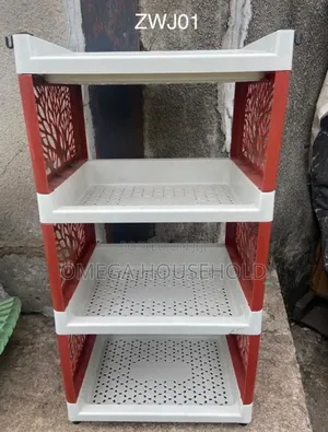 4 Step Plastic Shelf Big Size