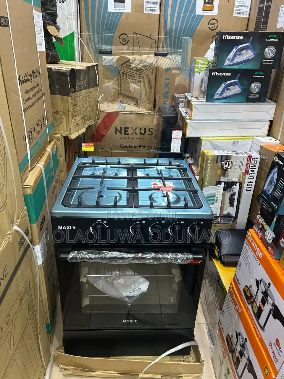 Cast Iron Burner and It Comes With Grill