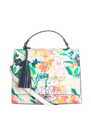 Ted Baker "Meliika" Magnolia Floral Top-Handle Handbag