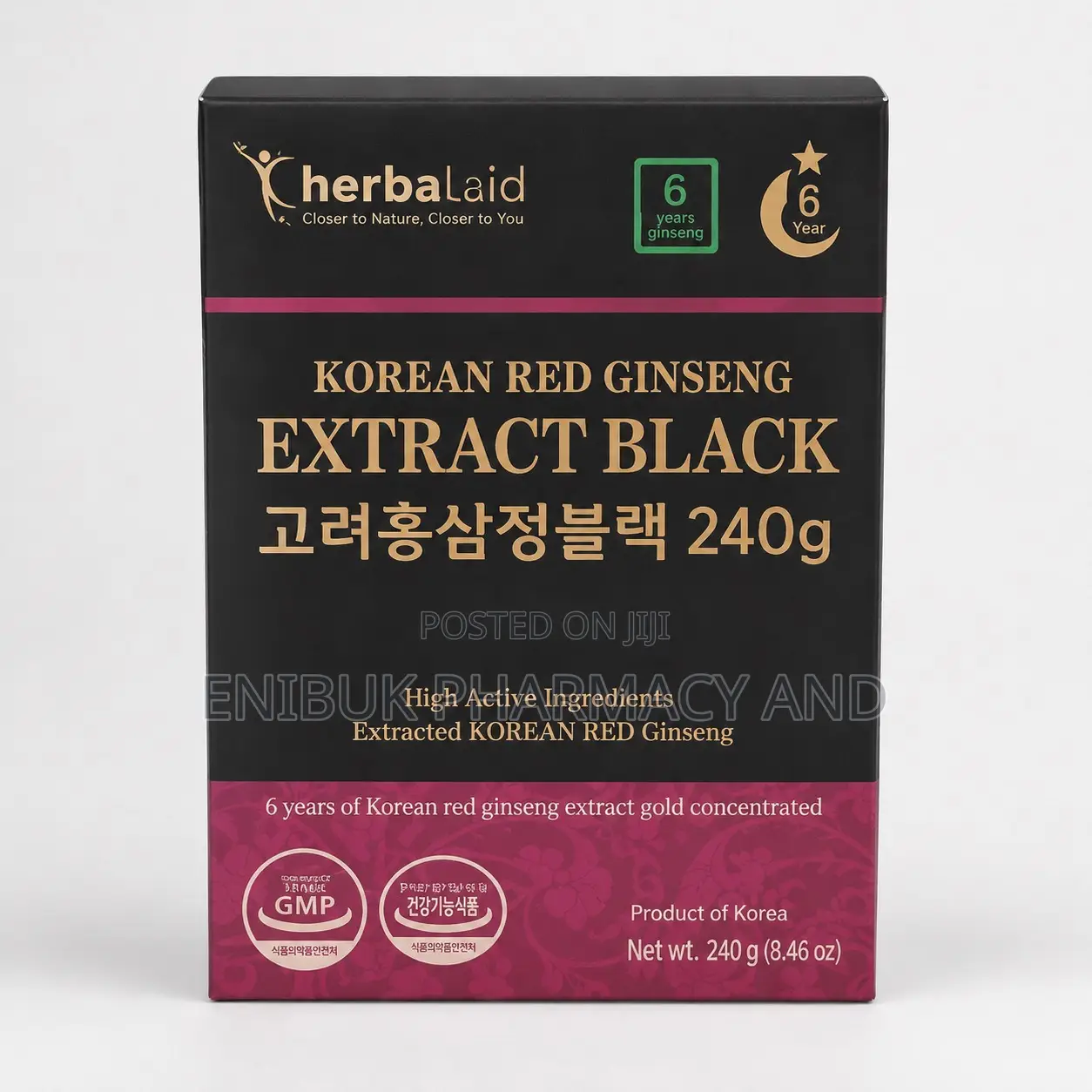 Herbalaid Korea Red Ginseng Black