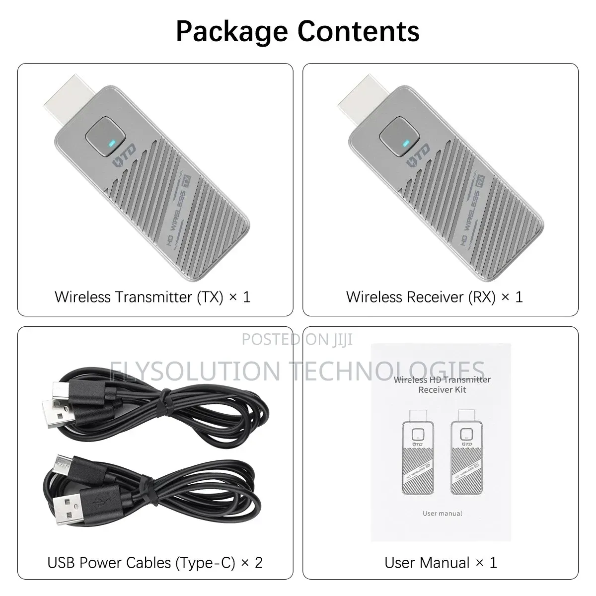 Wireless Hdmi Transmitter Receiver 2.4g/5g Hd Screen Mirroring