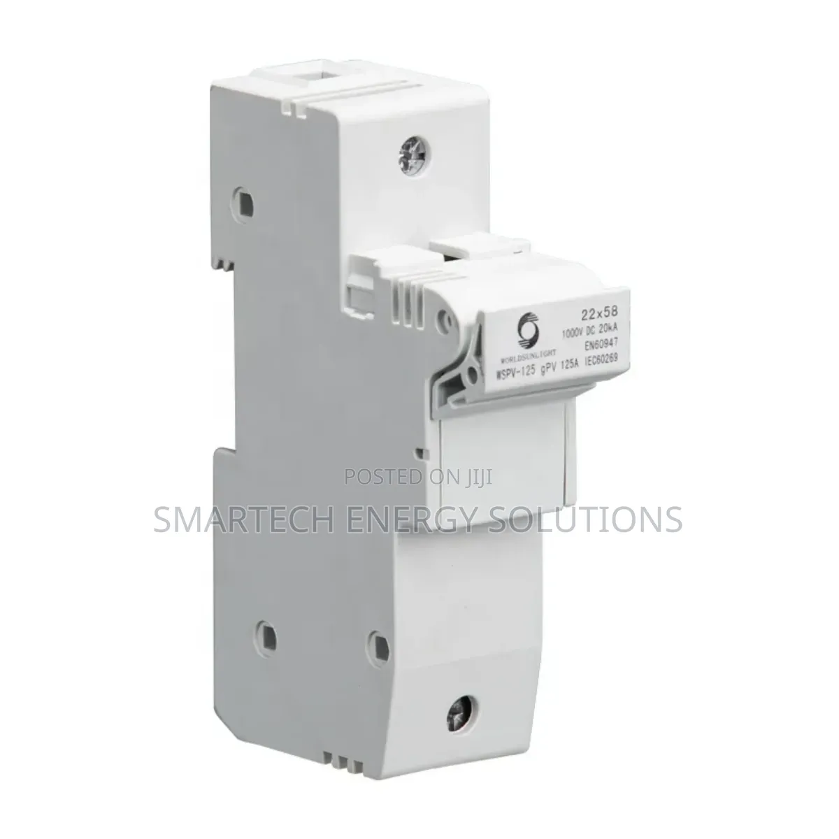 Solar Dc Fuse Holder Base 22*58mm 1p Pv Array 1000v