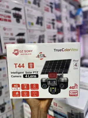 T44 Complete 4 Lens 3 PTZ V380 Pro Solar 4g Security Camera