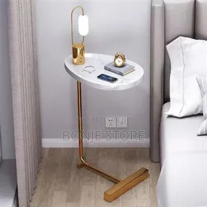 C Shaped End Side Table
