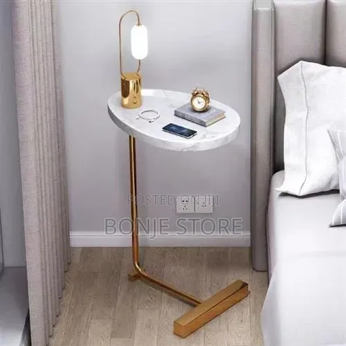 C Shaped End Side Table