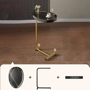 C Shaped End Side Table